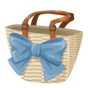 GREE ガルショ デニムリボンバスケット | ガルショのアカウントデータ、RMTの販売・買取一覧