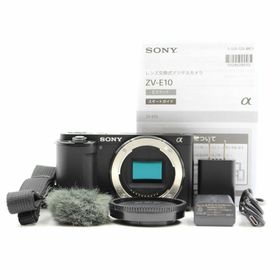 ソニー(SONY)の■シャッター数872枚！新品同様■ SONY VLOGCAM ZV-E10(ミラーレス一眼)