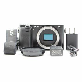 ソニー(SONY)の■シャッター数3172枚！新品同様■ SONY α6000 ミラーレス一眼カメラ(ミラーレス一眼)