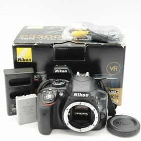 ニコン(Nikon)の【シャッター回数5923回】■ほぼ新品■ D3300 ボディ ブラック(デジタル一眼)