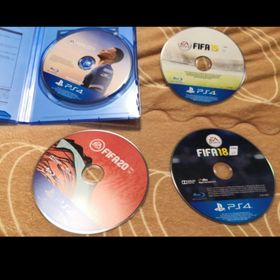 プレイステーション4(PlayStation4)のFIFA15 FIFA18 FIFA20 FIFA22 4点セット PS4 W杯(家庭用ゲームソフト)