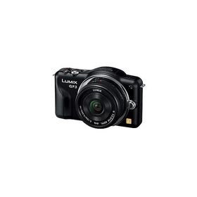 パナソニック ミラーレス一眼カメラ LUMIX GF3 レンズキット エスプリブラック D(中古品)