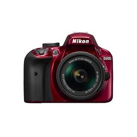 Nikon デジタル一眼レフカメラ D3400 AF-P 18-55 VR レンズキット レッド D(中古品)