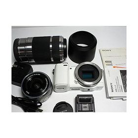 ソニー SONY ミラーレス一眼カメラ α NEX-5Rダブルズームレンズキット ホ (中古品)