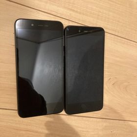 アクオス(AQUOS)のAQUOS sense basic 702sh ブラック 2台セット(スマートフォン本体)