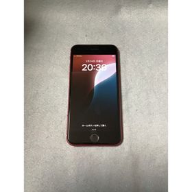 アイフォーン(iPhone)の超美品 国内版 SIMフリー iPhone SE 第二世代 64GB レッド色(スマートフォン本体)