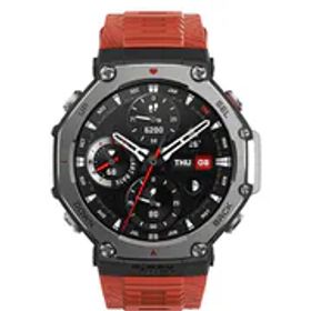 Amazfit アマズフィット スマートウォッチ Amazfit T-Rex 3 48mm ラバ（赤）