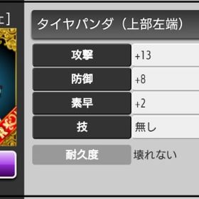 タイヤパンダ（上部左端） | 喧嘩の花道のアカウントデータ、RMTの販売・買取一覧