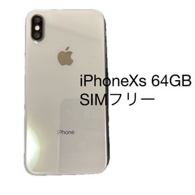 アイフォーン(iPhone)のiPhoneXs SIMフリー 64GB シルバー(スマートフォン本体)
