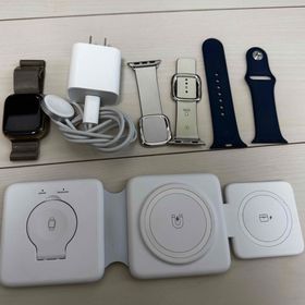 アップル(Apple)の超美品！純正Apple Watch 7 ステンレスセルラーモデル 41mm(その他)