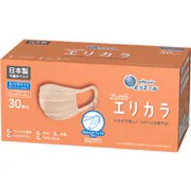 エリエール ハイパーブロックマスク エリカラ ピンクベージュ 普通サイズ 30枚