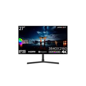 JAPANNEXT JN-27IPSB4FLUHDR PCモニター ［27型 /4K(3840×2160） /ワイド /60Hz］