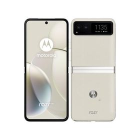 『新品未開封』SIMフリーmotorola razr 40 8GB+256GB SIMフリー [バニラクリーム] androidS 折りたたみ式スマホ本体