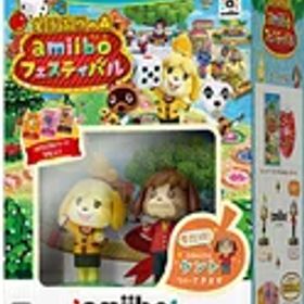 【アミーボカード欠品】【送料無料】【中古】Wii U どうぶつの森 amiiboフェスティバル （箱付き）