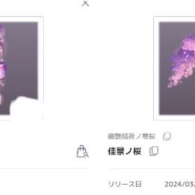 優艶暗夜ノ零桜 2点セット | ピュアニスタのアイテム、RMTの販売・買取一覧