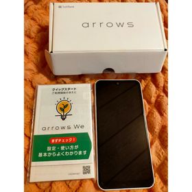 アローズ(arrows)のarrows We 約5.7型HD+液晶ディスプレイを装備したエントリー5Gスマ(スマートフォン本体)