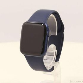 〔中古〕Apple(アップル) Apple Watch Series 6 GPS 40mm ブルーアルミニウムケース ディープネイビースポーツバンド〔297-ud〕
