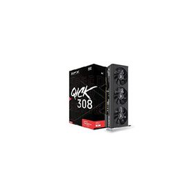 XFX Speedster QICK308 Radeon RX 7600 ブラック ゲーミンググラフィックカード 8GB GDDR6 HDMI 3xDP AMD RDNA 3 RX-76PQICKBY