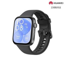 【国内正規品】 HUAWEI (ファーウェイ) HUAWEI WATCH FIT3/ Black SOLO-B009S-BK