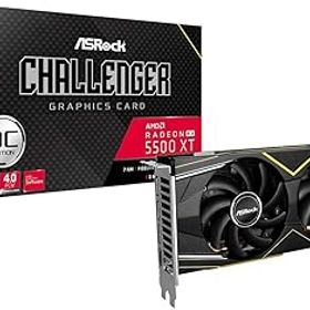【中古】ASRock AMD Radeon RX5500XT 搭載 グラフィックボード GDDR6 4GB CHALLENGERシリーズ RX5500XT Challenger D 4G OC