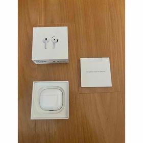 アップル(Apple)のAirPods 第4世代 MXP63J/A(ヘッドフォン/イヤフォン)