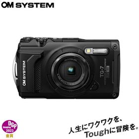OM SYSTEM デジタルカメラ Tough TG-7 BK ブラック 防水 防塵 コンパクトデジカメ 水中撮影 OMデジタルソリューションズ OM SYSTEM オリンパス