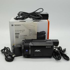 ソニー(SONY)の■美品■Handycam FDR-AX60 ブラック FDR-AX60(ビデオカメラ)