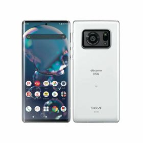 【整備済み品】 SHARP シャープ AQUOS R6 docomo SIMフリー スマートフォン 5G SH-51B ホワイト 白 アクオス 180日保証