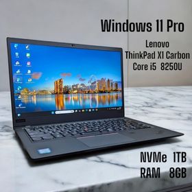 レノボ(Lenovo)のLenovo ThinkPad X1 Carbon Core i5 8250U(ノートPC)