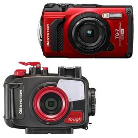 キャッシュバックキャンペーン [ OM SYSTEM ] Tough TG-7 + PT-059 水中カメラセット