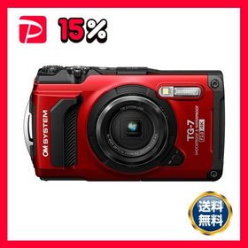 OM SYSTEM デジタルカメラ Tough TG-7 レッド 1台 デジカメ カメラ 写真 PC パソコン 周辺機器 家電 AV OA デジタル家電