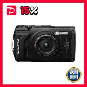 OM SYSTEM デジタルカメラ Tough TG-7 ブラック 1台 デジカメ カメラ 写真 PC パソコン 周辺機器 家電 AV OA デジタル家電