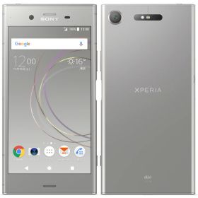 【中古】Bランク【やや傷や汚れあり】 SIMロック解除済み 元au SOV36 SONY Xperia XZ1 ウォームシルバー 判定○ 送料無料 本体