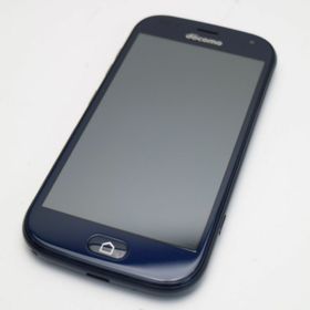 フジツウ(富士通)の新品同様 F-42A らくらくスマートフォン ネイビー M000(スマートフォン本体)
