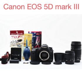 キヤノン(Canon)のレフカメラ Canon EOS 5D mark IIIダブルレンズセット(デジタル一眼)