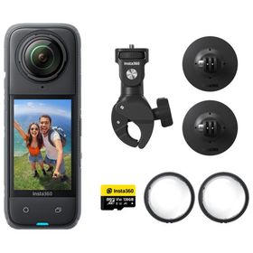 Insta360 アクションカメラ「Insta360 X4」モーターサイクルキット 8K 360 Action Cam CINSABMA-X405 返品種別B