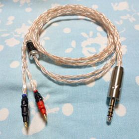 SENNHEISER HD650 HD660S S2 MOGAMI 2944 + 銀メッキOFC 12芯 ブレイド編 4.4mm5極 FT-7445 (R) FURUTECH ロジウムメッキ HD600 TA-ZH1ES
