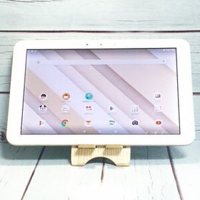 au Qua tab QZ10 KYT33 オフホワイトKYT33SWA 本体 白ロム SIMロック解除済み SIMフリー C069831