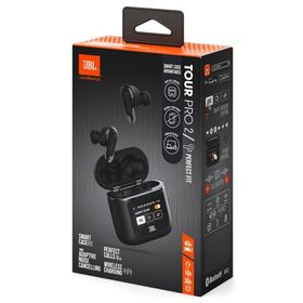 JBL TOUR PRO 2 ブラック ワイヤレスイヤホン bluetooth ノイズキャンセリング ワイヤレス充電対応 スマートタッチディスプレイ搭載
