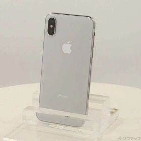 【中古】Apple(アップル) iPhoneX 64GB シルバー MQAY2J／A SoftBank 【269-ud】