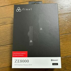 ★未使用final ZE8000 8K SOUNDワイヤレスイヤホン ブラック(ヘッドフォン/イヤフォン)