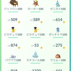 個体値１００ゲットの代行 | ポケモンGOの代行、RMTの販売・買取一覧