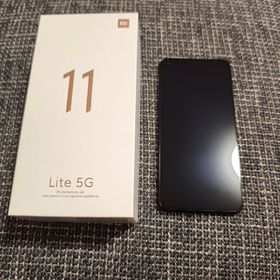 Xiaomi スマートフォン MI 11 LITE 5G トリュフブラック(スマートフォン本体)