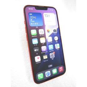 中古 Apple iPhone14 256GB プロダクトレッド MPWG3J／A SIMフリー ネットワーク利用制限▲判定