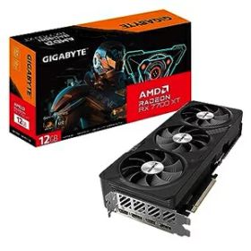 【中古】（新古品） GIGABYTE Radeon RX 7700 XT Gaming OC 12G グラフィックカード 3X WINDFORCE ファン 12GB 192ビット GDDR6 GV-R77XTGAMING OC-12GD ビデオカード