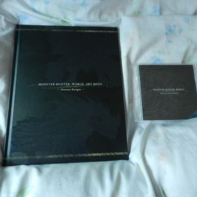 プレイステーション4(PlayStation4)の☆★ＰＳ４モンスターハンターワールドアートブック＆ソフト＆サウンドトラック★☆(家庭用ゲームソフト)