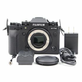 ■シャッター数85枚！新品同様■ FUJIFILM X-T4-B ミラーレス一眼(ミラーレス一眼)