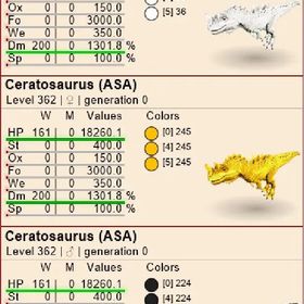 新しい属性ですCeratosaurus | ARK Survival Evolvedのアカウントデータ、RMTの販売・買取一覧