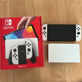 ニンテンドースイッチ(Nintendo Switch)のNintendo Switch （有機ELモデル） ホワイト(家庭用ゲーム機本体)