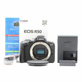キヤノン(Canon)の■展示品■ CANON EOS R50 ボディ ミラーレス一眼カメラ ブラック(ミラーレス一眼)